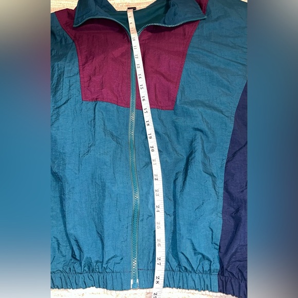 Cheetah Mervyns Vintage 90s Windbreaker Jacket Size Medium - Picture 6 of 9